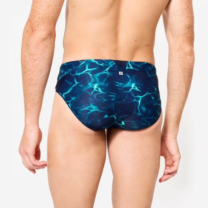 Produktbild Nabaiji Badehose Slip Herren - 900 Tiare blau/grün (XL)