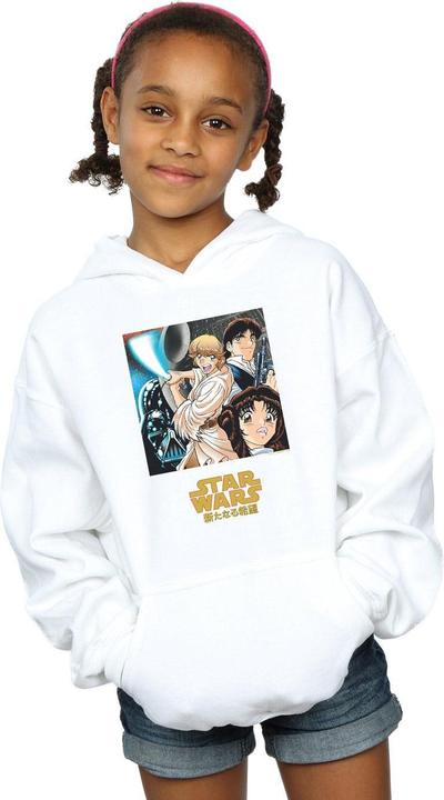 Immagine prodotto Star Wars Anime Poster Felpa con Cappuccio Ragazze (152, 158)