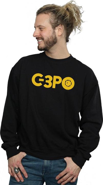 Produktbild Star Wars The Rise Of Skywalker C3PO Text Logo Sweatshirt (S)