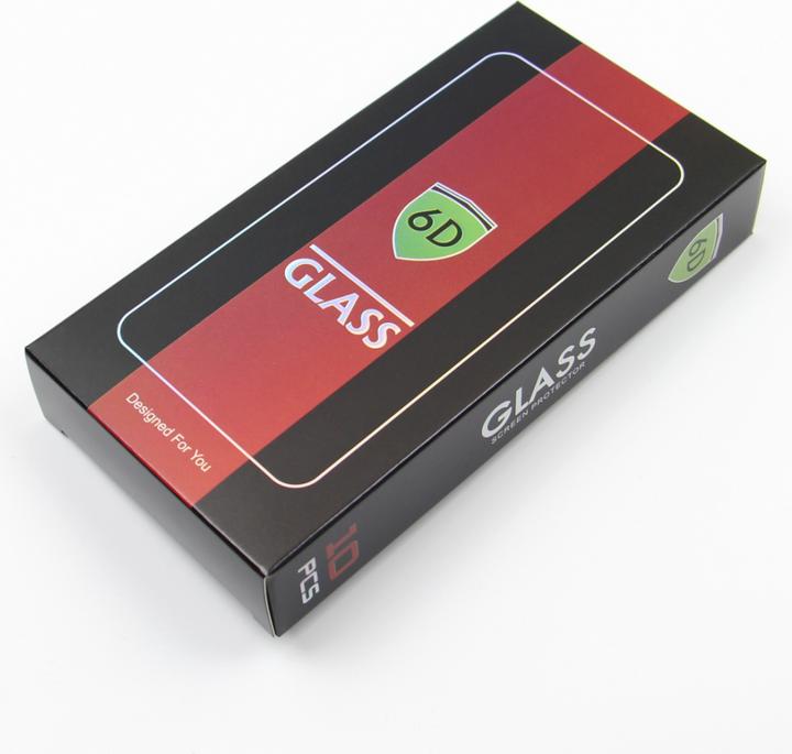 Image du produit OEM Tempered glass 6D for iPhone XR / 11 black frame 10in1 (10 pièce(s), Apple iPhone XR, K11)