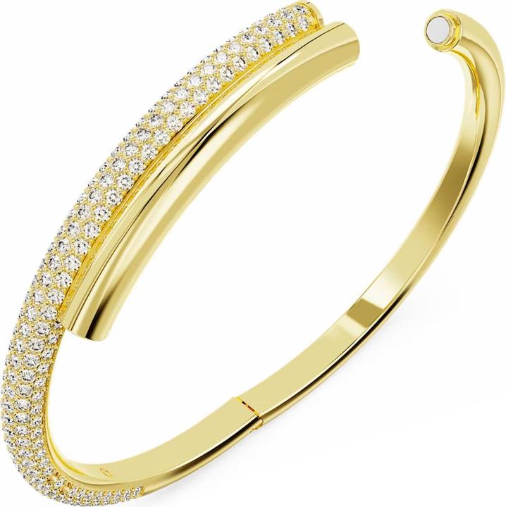 Produktbild Swarovski Dextera Armreif Weiss Gold (16 cm, Swarovski Metall)