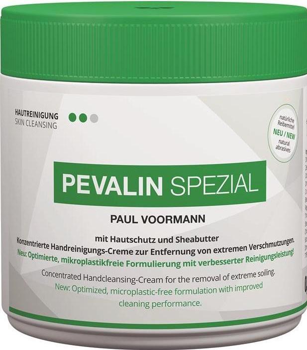 Produktbild Paul Voorman Handreinigungscreme Pevalin Spezial 500 ml rückfettend Dose PAUL VOORMANN (Handseife Nachfüllpackung, 500 ml)