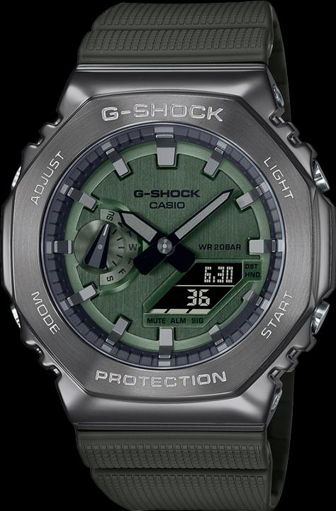 Actual product image G-Shock GM-2100B-3AER (Digital watch, Analogue wristwatch, 44.40 mm)