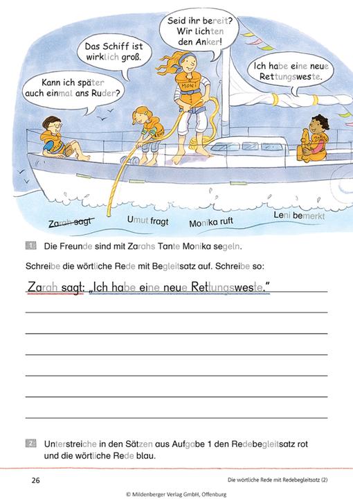 Actual product image Das Übungsheft Deutsch 4 (German, Stefanie Drecktrah, Eve Jacob, 2022)