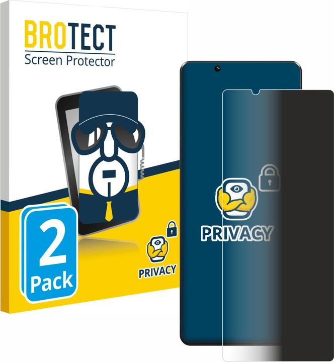 Produktbild BROTECT Sichtschutzfolie Anti-Spy Privacy Folie Blaulicht-Schutz (2 Stück, Sony Xperia 5 IV)