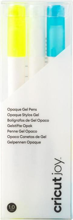 Actual product image Cricut Joy Opaque Gel pens 3-pack 10 White Blue Yellow (P)