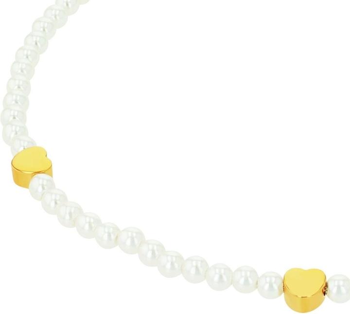 Produktbild Amor Sommerschmuck für Damen, Edelstahl, Glasperle | Herz (Edelstahl, 25 cm)
