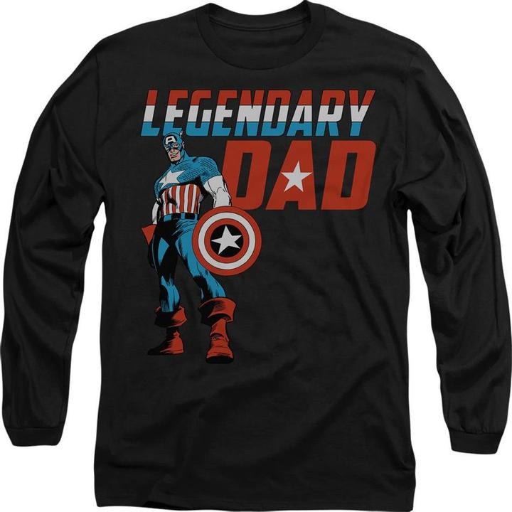 Immagine prodotto Captain America Legendary Dad Maglietta Adulto Unisex (M)