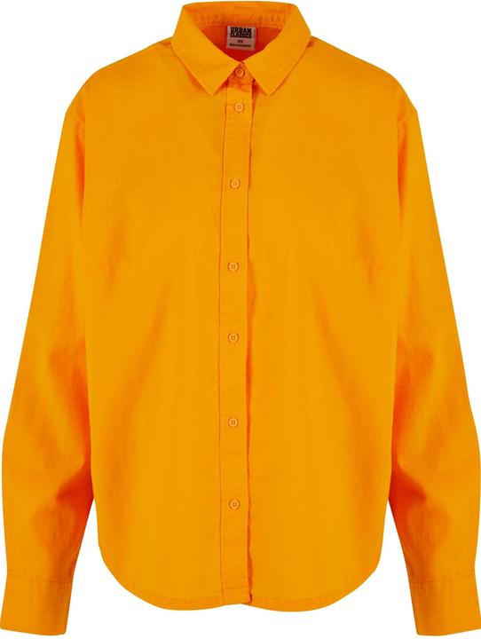 Urban Classics Ladies Linen Mixed Oversized Shirt - 165597