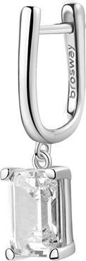 Actual product image Brosway Decent Silver Single Earring Fancy Infinite White FIW12