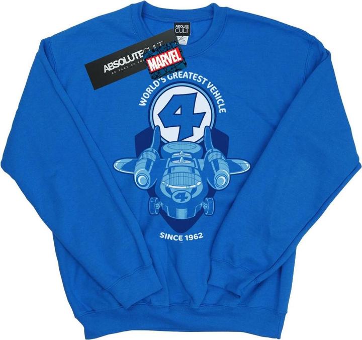 Actual product image Mens Fantastic Four Fantasticar Sweatshirt (S)