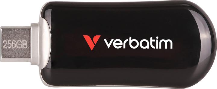Actual product image Verbatim Plectra Black 256GB USB-C Flash Drive 30226 (256 GB, USB 3.2)
