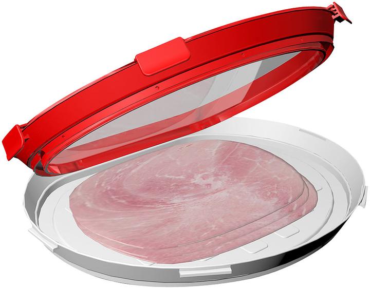Produktbild Rosenstein & Söhne 2er-Set Frischhaltedosen für Wurst- und Käse-Aufschnitt