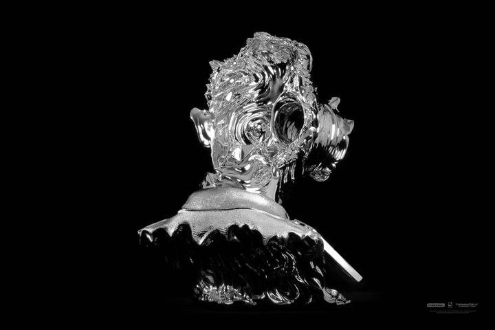 Image du produit Purearts TERMINATOR - T-1000 Liqu. Metal Mask - Statuette compatible '29x36x44cm