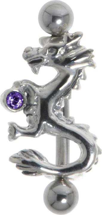 Immagine prodotto Bijouteria Piercing sopracciglio (Acciaio chirurgico 316L, Vetro (di orologio), Argento 925)