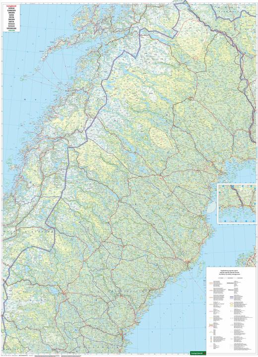 Immagine prodotto Mappa auto Freytag & Berndt Svezia