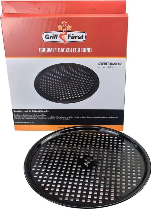Produktbild Grillfürst Pizzablech, Backblech, Gemüsetopper 40 cm