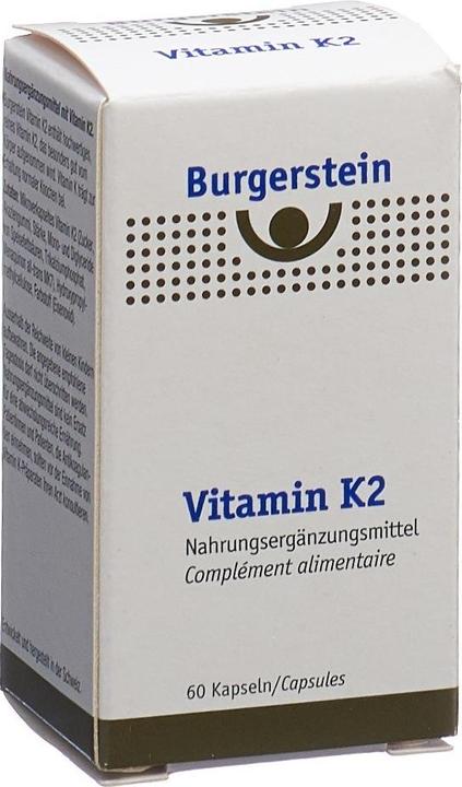 Actual product image Burgerstein Vitamin K2 (60 Piece, Capsules, 22 g)