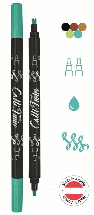 Produktbild Online CALLI BRUSH TWIN - Faserschreiber (Mehrfarbig, 5 x)