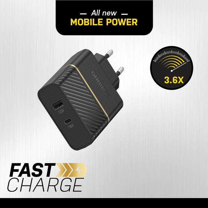 Immagine prodotto OtterBox EU Caricabatterie a parete Fast Charge (30 W)