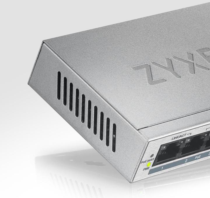 Produktbild Zyxel Switch GS1005-HP (GS1005HP-EU0101F) (5 Ports)
