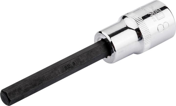Produktbild Rs Pro Vierkant Steckschlüsseleinsatz, 8mm, Sechskant Abtrieb, Länge 100 mm