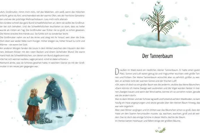 Produktbild Die schönsten Weihnachtsmärchen (Deutsch, Brüder Grimm, Hans Christian Andersen, 2019)