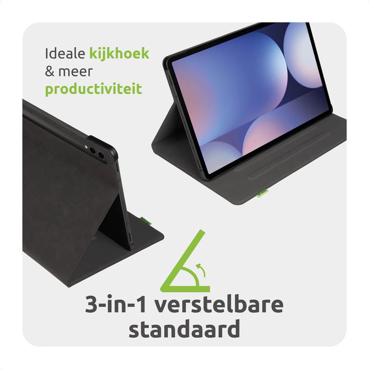 Actual product image Gecko Covers EasyClick Cactus Black book cover (Galaxy Tab S10+)