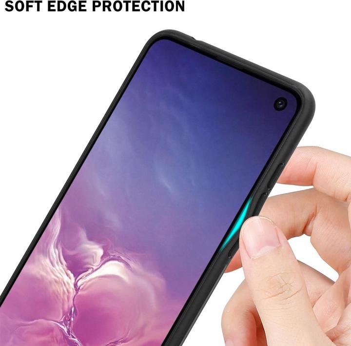 Actual product image Cadorabo TPU Striped Glass Cover (Samsung Galaxy S10e)