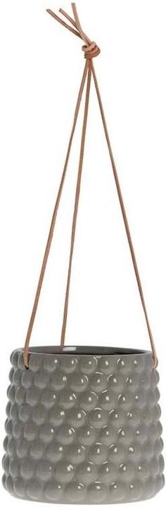 Produktbild Lene Bjerre Blumentopf Dotsie hängend 16 cm, Grau (18 cm)