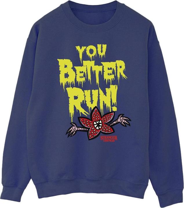 Produktbild Netflix Stranger Things You Better Run Sweatshirt (M)