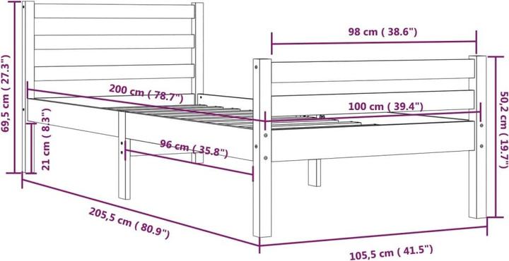 Actual product image VidaXL Ingaborg (120 x 190 cm)