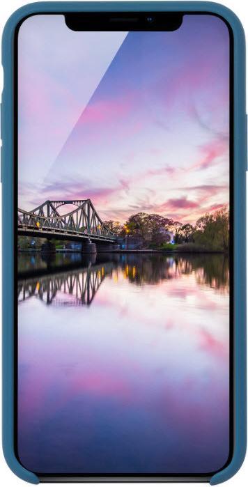 Produktbild JT Berlin iPhone 14 Pro - Steglitz Silikon Case blau (Apple iPhone 14 Pro)