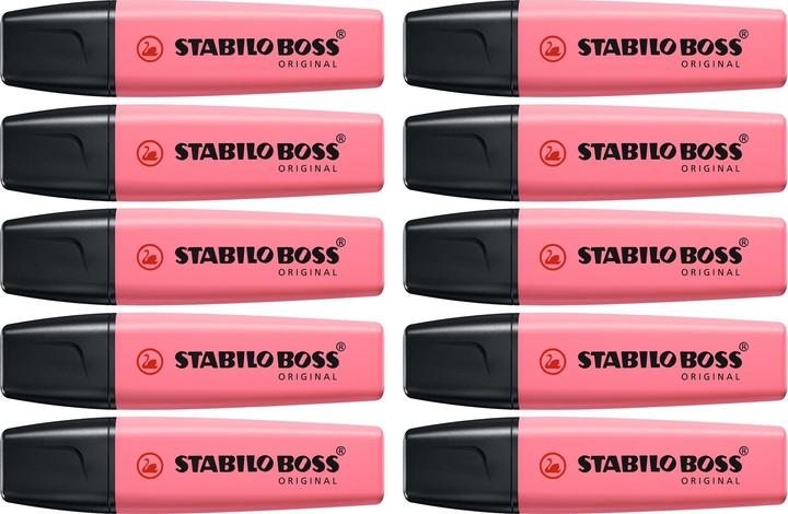 Immagine prodotto STABILO Leuchtmarker Boss Original (Ciliegio, 5 mm, 10 x)