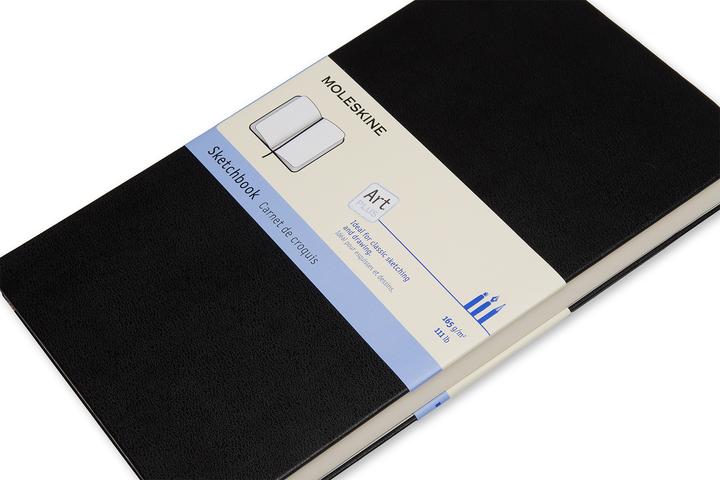 Actual product image Moleskine Sketchbook (13 x 21 cm, Plain, Hardcover)