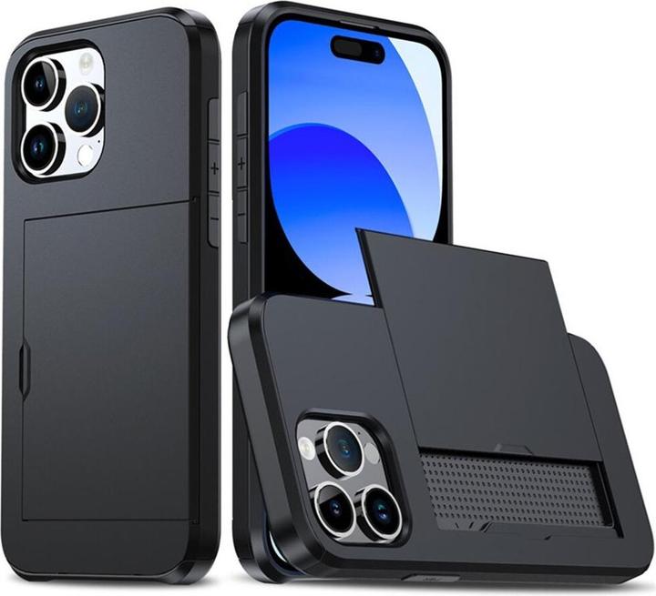 Ferryxpress Slide Card Slot Hülle Case für iPhone 13 Mini - (Apple iPhone 13 mini)