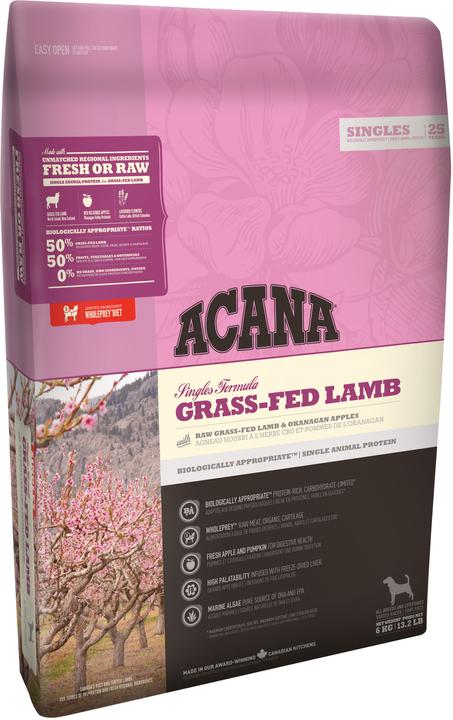 Produktbild Acana Singles Grass-Fed Lamb (Adult, 1 Stk., 6000 g)