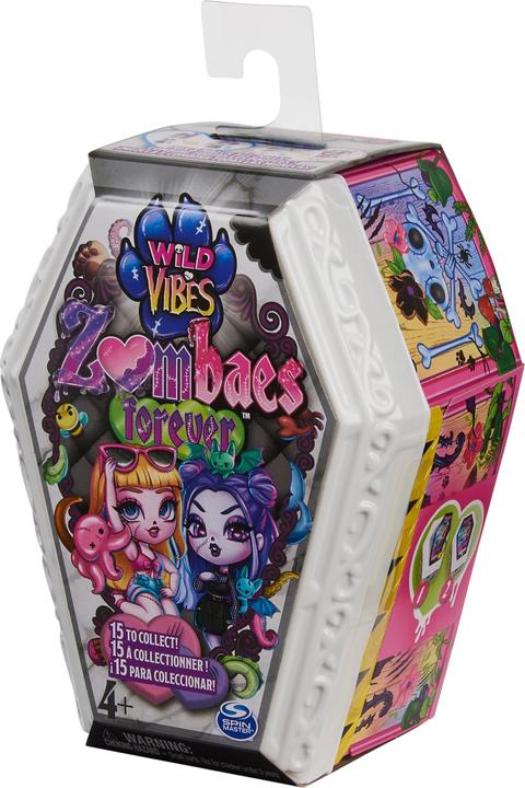 Image du produit Spin Master Zombaes Forever, Wild Vibes, Figurine zombie surprise à collectionner avec accessoires pour poupées
