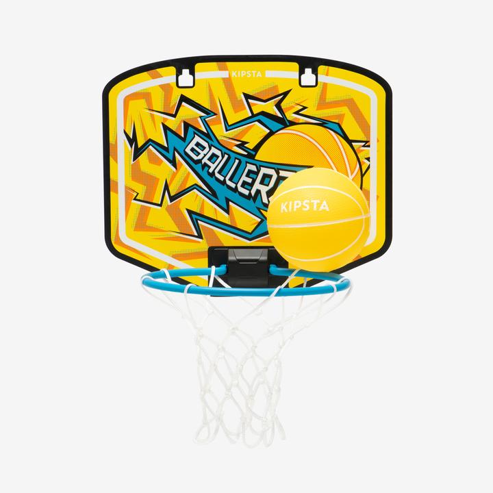 Image du produit Kipsta Panier de basket miniature - SK100 jaune/bleu