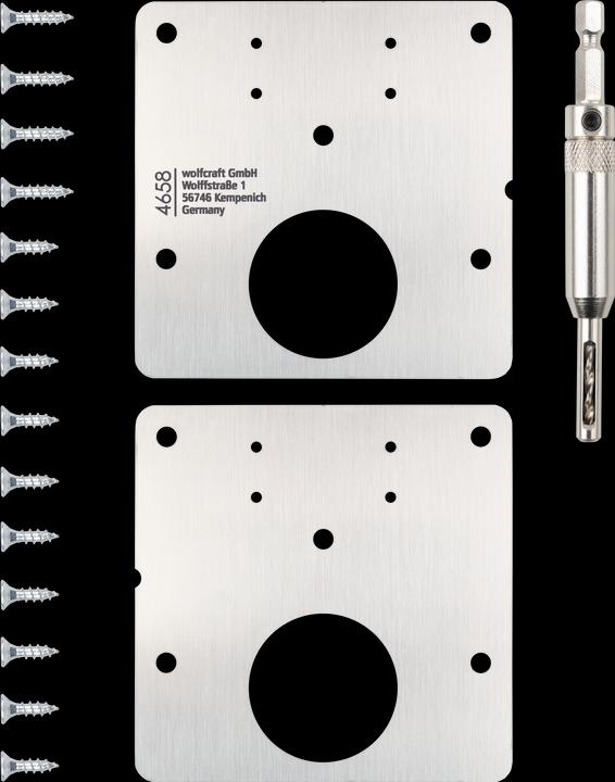Immagine prodotto wolfcraft Reparaturset für Topfscharniere