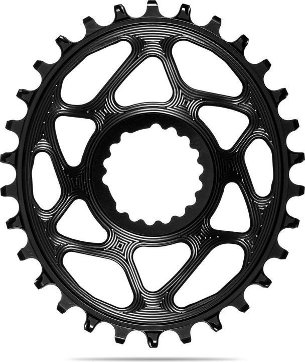 Actual product image AbsoluteBLACK aBLACK MTB OVAL Cannondale Hollowgram direct mount N/W chainring BLACK BLACK (30)