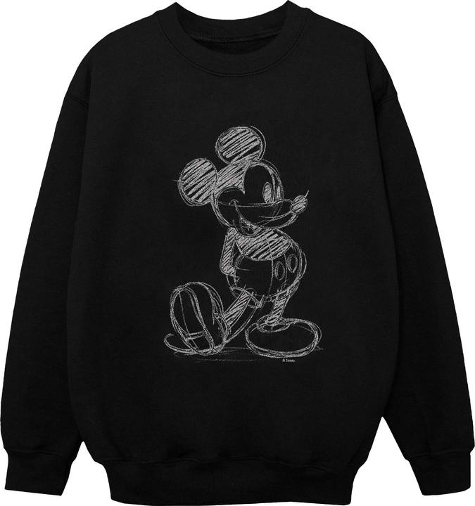 Actual product image Disney Boys Mickey Mouse Sketch Kick Sweatshirt (140, 146)