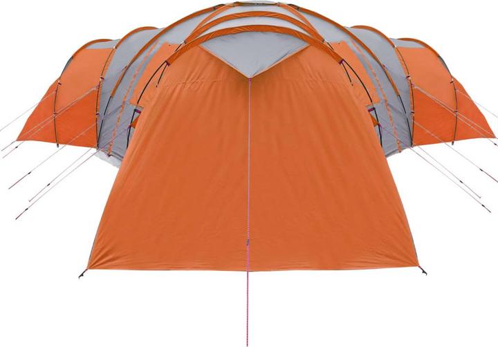 Image du produit VidaXL Tente de camping 12 personnes & orange 840 x 720 x 200 cm 185T Taft (Tente igloo, 24.50 kg, 9+ personnes)