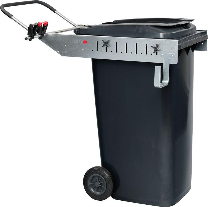 Actual product image Flora CARRIER PICK UP rubbish bin frame, with handle and implement holder, 1+ items. (240 l)