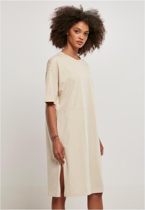 Actual product image Urban Classics Ladies Organic Oversized Slit Tee Dress (M)