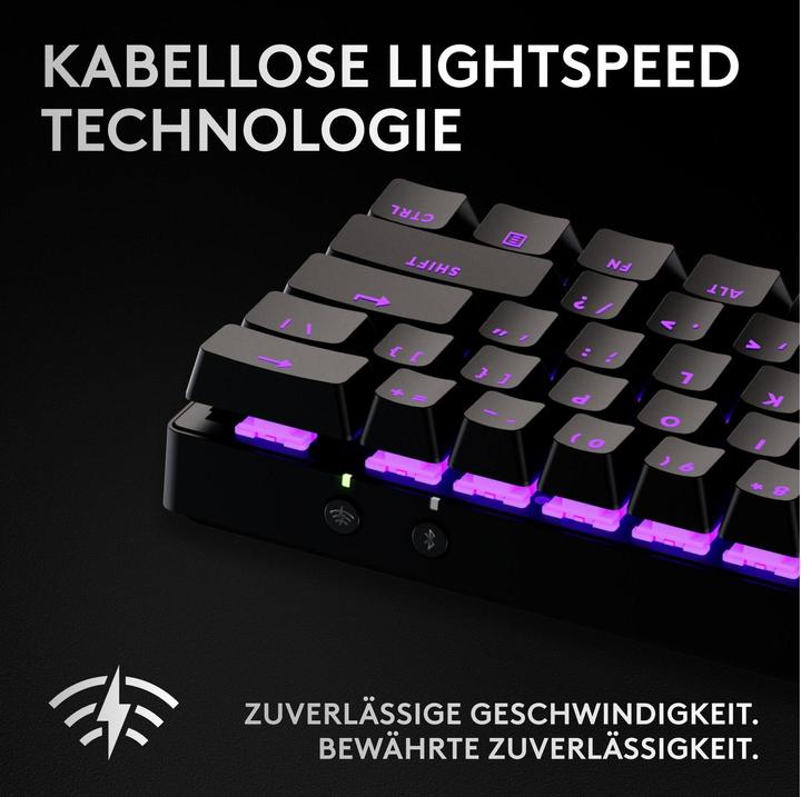 Image du produit Logitech G Pro X 60 (CH, Sans fil, Filaire)