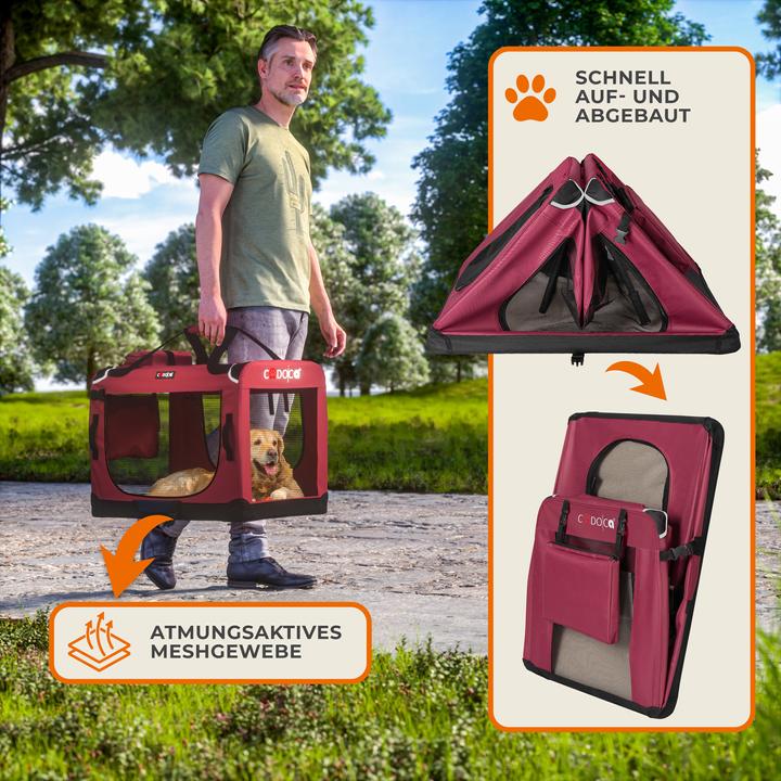 Actual product image Cadoca Transport box S, M, L, XL, XXL (Dog, Foldable)