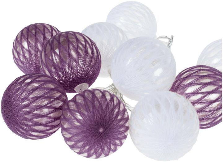 Produktbild Cocon Lichterkette LED Lila/Weiss, 175 cm (1.75 m)