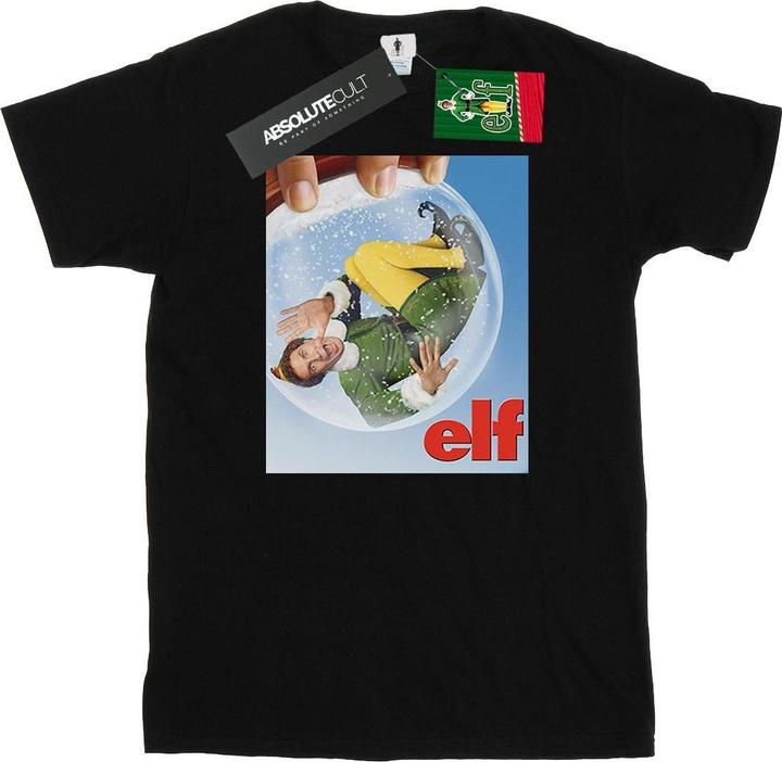 Immagine prodotto Elf Snow Globe Poster Maglietta Uomo (5XL)