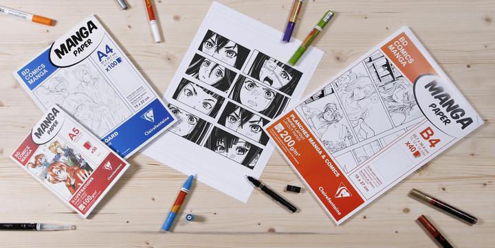 Immagine prodotto Clairefontaine Blocco da disegno Carta Manga Manga e Fumetti (A4)